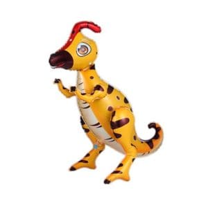 Ballon Dinosaure <br>Parasaurolophus Jaune