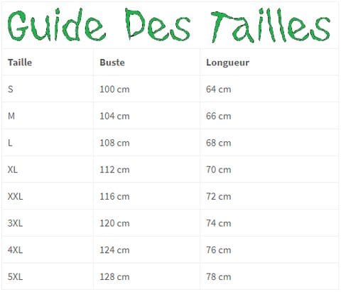 tableau de taille pour pull dinosaure noir